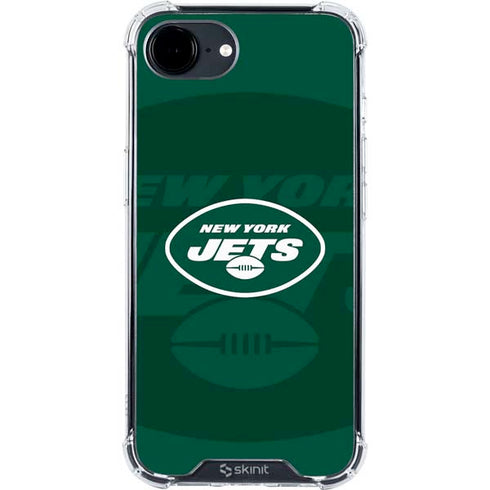 NFL New York Jets Double Vision iPhone 16e Clear Case