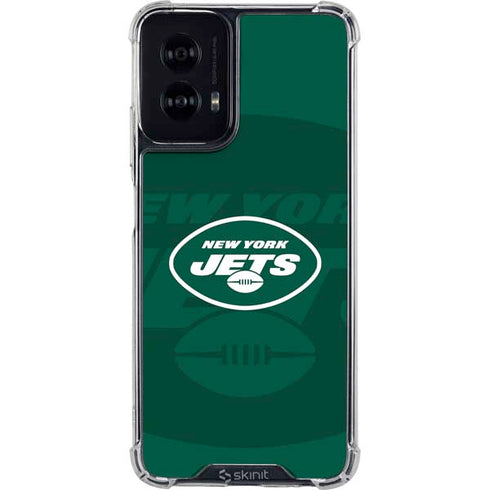 NFL New York Jets Double Vision Moto G Power 5G (2024) Clear Case