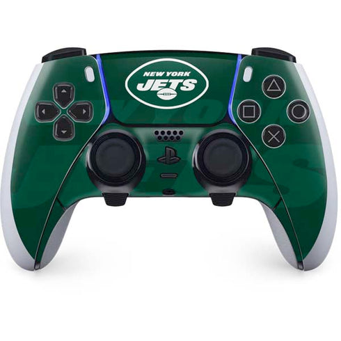 NFL New York Jets Double Vision PS5 DualSense Edge Pro Controller Skin