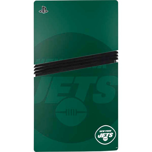 NFL New York Jets Double Vision PS5 Pro Disk Console Skin