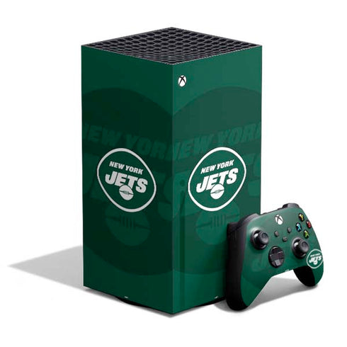 NFL New York Jets Double Vision XBox Series X Digital Edition Bundle Skin