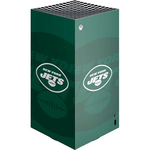 NFL New York Jets Double Vision XBox Series X Digital Edition Console Skin