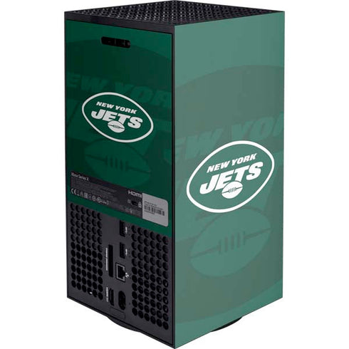 NFL New York Jets Double Vision XBox Series X Digital Edition Console Skin