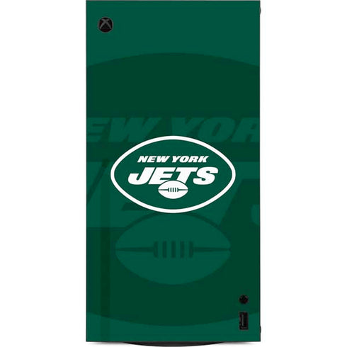 NFL New York Jets Double Vision XBox Series X Digital Edition Console Skin