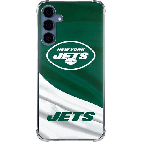 NFL New York Jets Galaxy A35 5G Clear Case