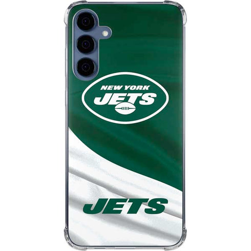 NFL New York Jets Galaxy A55 5G Clear Case