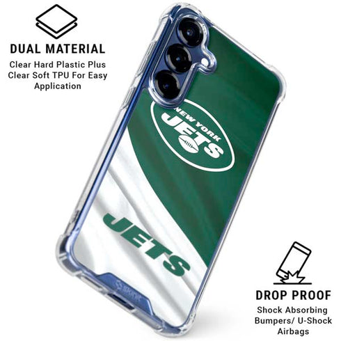 NFL New York Jets Galaxy S25 Plus Clear Case