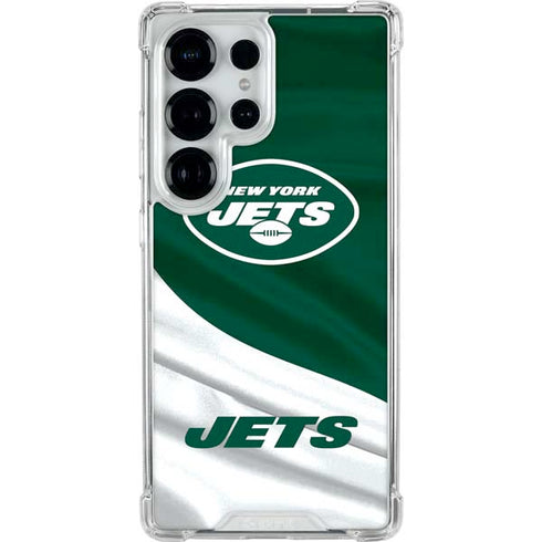 NFL New York Jets Galaxy S25 Ultra Clear Case