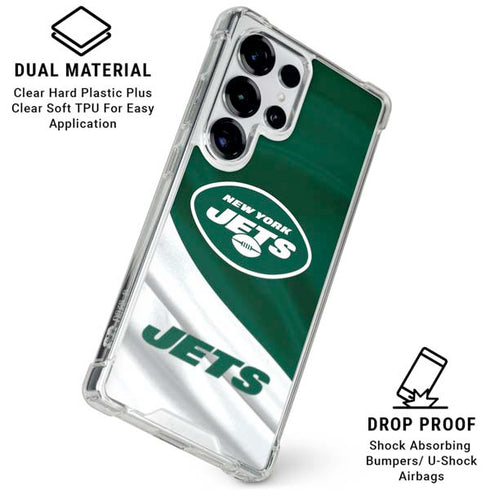 NFL New York Jets Galaxy S26 Ultra Clear Case