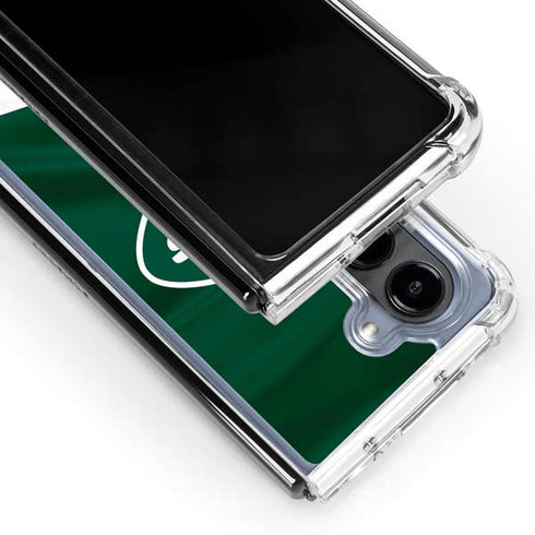 NFL New York Jets Galaxy Z Fold5 5G Clear Case