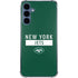 NFL New York Jets Green Performance Series Galaxy A55 5G Clear Case