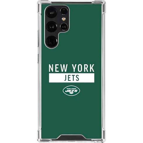 NFL New York Jets Green Performance Series Galaxy S23 Ultra Clear Case