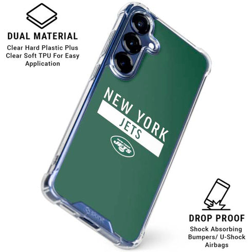 NFL New York Jets Green Performance Series Galaxy S25 Plus Clear Case