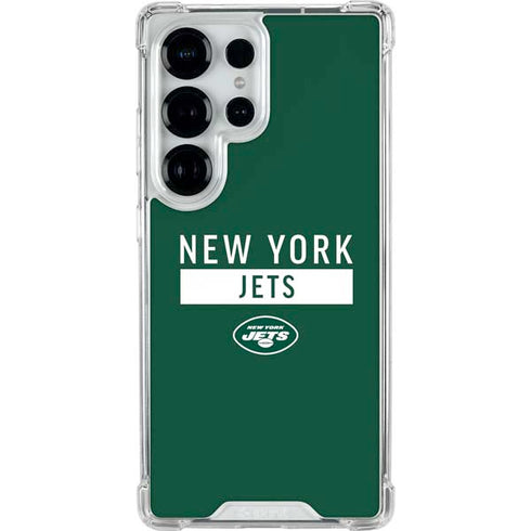 NFL New York Jets Green Performance Series Galaxy S25 Ultra Clear Case