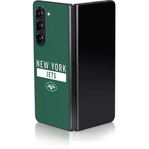 NFL New York Jets Green Performance Series Galaxy Z Fold5 5G Skin