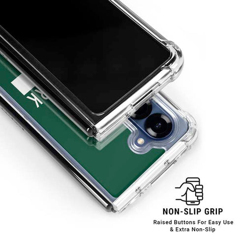 NFL New York Jets Green Performance Series Galaxy Z Fold6 Clear Case