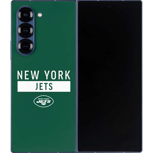 NFL New York Jets Green Performance Series Galaxy Z Fold6 Skin