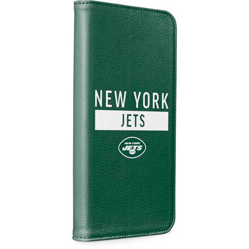 NFL New York Jets Green Performance Series iPhone 15 Folio Case