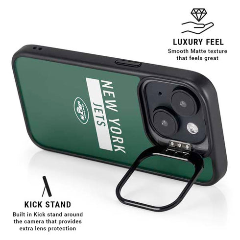 NFL New York Jets Green Performance Series iPhone 15 Kickstand Case