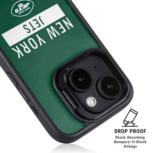 NFL New York Jets Green Performance Series iPhone 15 Kickstand Case