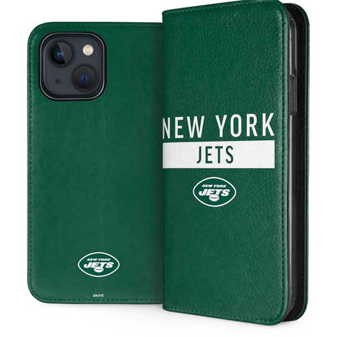 NFL New York Jets Green Performance Series iPhone 15 Plus Folio Case