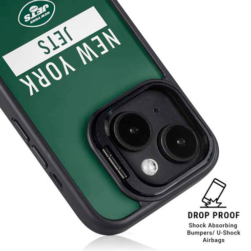NFL New York Jets Green Performance Series iPhone 15 Plus Kickstand Case
