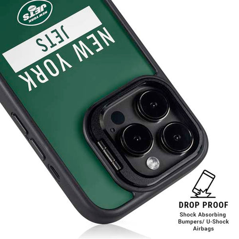 NFL New York Jets Green Performance Series iPhone 15 Pro Kickstand Case