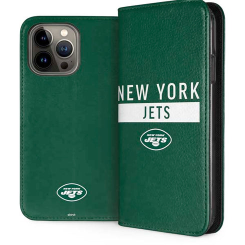 NFL New York Jets Green Performance Series iPhone 15 Pro Max Folio Case
