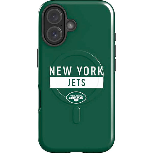 NFL New York Jets Green Performance Series iPhone 16 Magsafe Impact Case