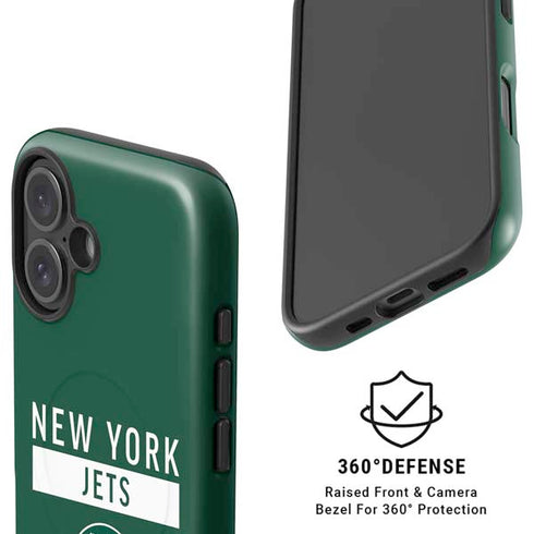 NFL New York Jets Green Performance Series iPhone 16 Magsafe Impact Case