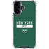 NFL New York Jets Green Performance Series iPhone 16 Plus Clear Case
