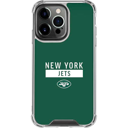 NFL New York Jets Green Performance Series iPhone 16 Pro Clear Case