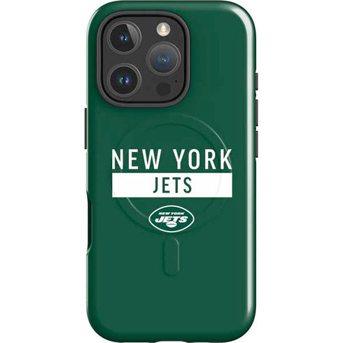 NFL New York Jets Green Performance Series iPhone 16 Pro Magsafe Impact Case