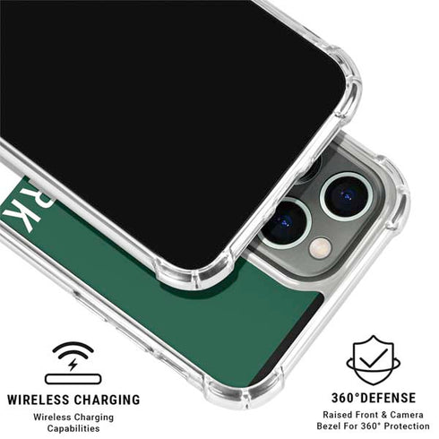 NFL New York Jets Green Performance Series iPhone 16 Pro Max Clear Case