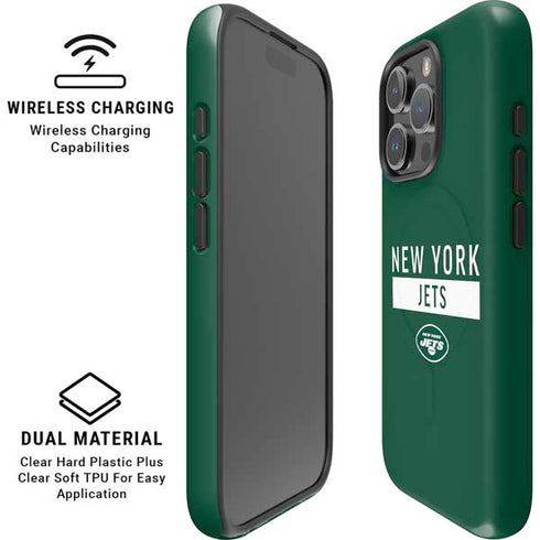 NFL New York Jets Green Performance Series iPhone 16 Pro Max Magsafe Impact Case