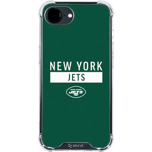 NFL New York Jets Green Performance Series iPhone 16e Clear Case