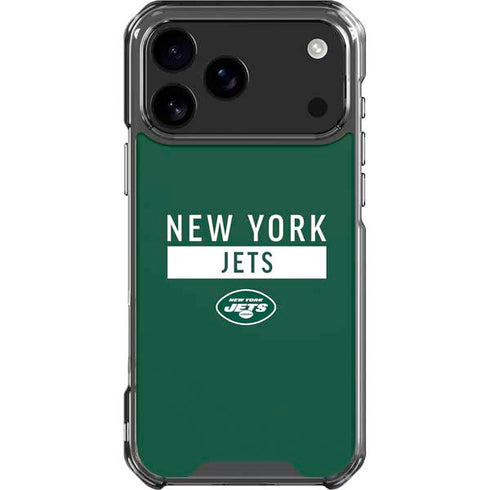 NFL New York Jets Green Performance Series iPhone 18 Pro Max Clear Case