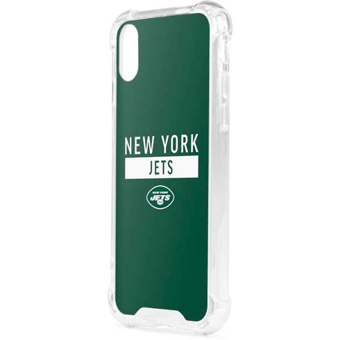NFL New York Jets Green Performance Series iPhone XS Clear Case