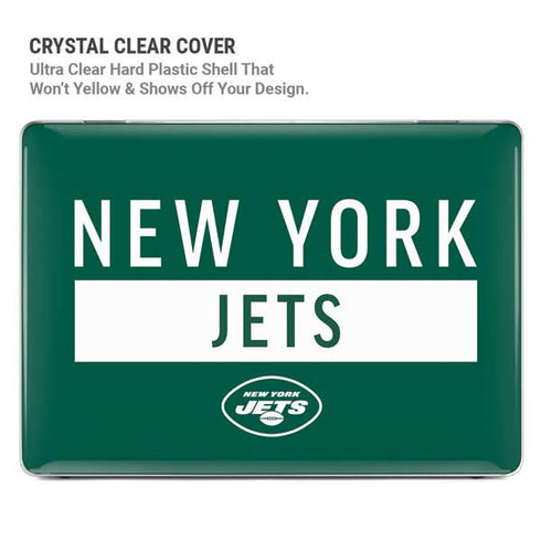 NFL New York Jets Green Performance Series MacBook Pro 14in (2021-24) Case plus Skin