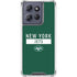 NFL New York Jets Green Performance Series Moto G 5G (2025) Clear Case