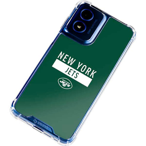 NFL New York Jets Green Performance Series Moto G 5G (2024) Clear Case