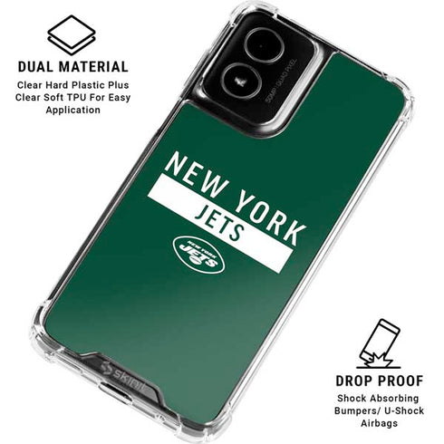 NFL New York Jets Green Performance Series Moto G Power 5G (2024) Clear Case
