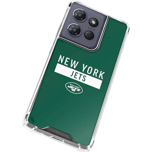 NFL New York Jets Green Performance Series Moto G Stylus 5G (2025) Clear Case