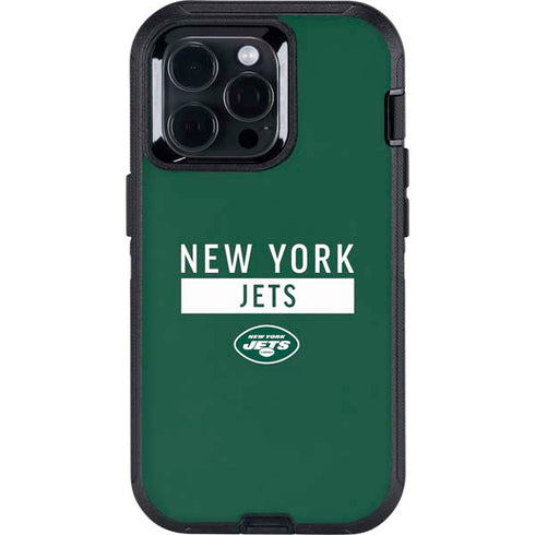 NFL New York Jets Green Performance Series Otterbox Defender iPhone Skin
