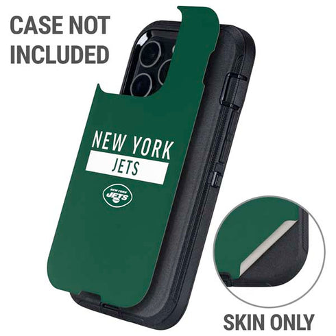 NFL New York Jets Green Performance Series Otterbox Defender iPhone Skin