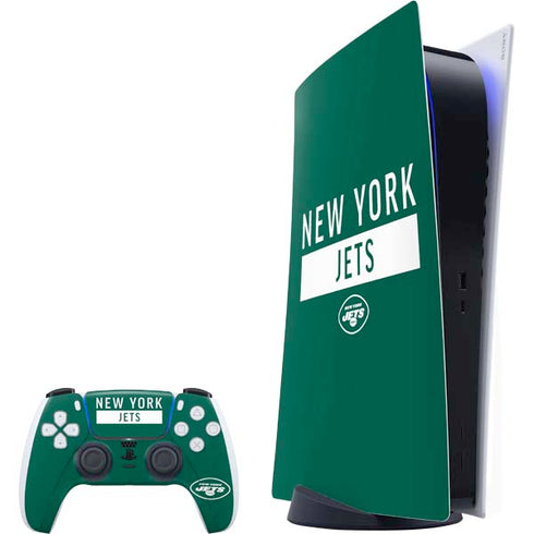 NFL New York Jets Green Performance Series PlayStation PS5 Skins