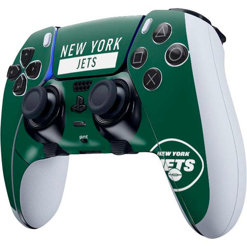 NFL New York Jets Green Performance Series PS5 DualSense Edge Pro Controller Skin