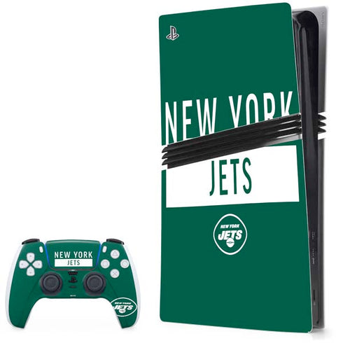 NFL New York Jets Green Performance Series PS5 Pro Bundle Skin