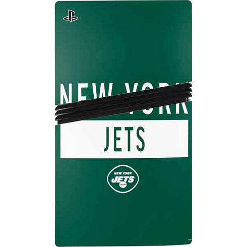 NFL New York Jets Green Performance Series PS5 Pro Console Skin