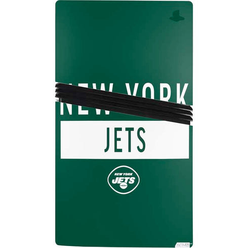NFL New York Jets Green Performance Series PS5 Pro Console Skin